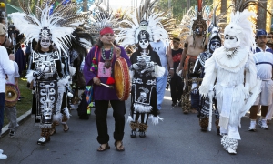 Xavier Quijas Yxayotl, Dios de Los Muertos, Day of the Dead, Hollywood Forever Cemetery