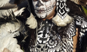 Xavier Quijas Yxayotl, Dios de Los Muertos, Day of the Dead, Hollywood Forever Cemetery