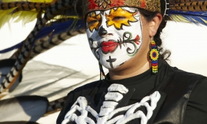 Xavier Quijas Yxayotl, Dios de Los Muertos, Day of the Dead, Hollywood Forever Cemetery