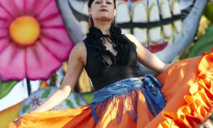 Las Cafeteras performs at Dios de Los Muertos, Day of the Dead, Hollywood Forever