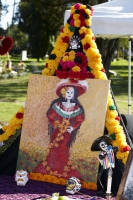 Altar at Day of the Dead (Dia de los Muertos) at Hollywood Forever Cemetery