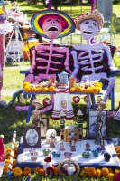 Altar at Day of the Dead (Dia de los Muertos) at Hollywood Forever Cemetery